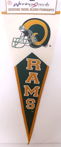 NEW Colorado State CSU Rams Winning Streak Sports Wool Blend Pennant Flag Cover