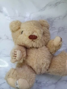 Vintage 1985 Gorham light brown teddy bear moveable arms and legs - Picture 1 of 6