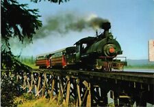 Samson Locomotive Train BC Forest Museum Duncan BC Unused Cooke Postcard C5