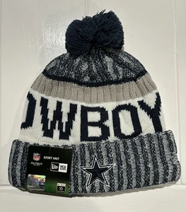 NUEVO Gorro Tejido Talla Adulto Nueva Era DALLAS VAQUEROS OSFA - Imagen 1 de 3