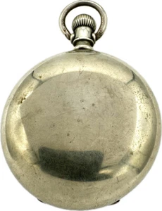 Antike 58mm 18S Fahys zweiteilige Open Face Taschenuhr Gehäuse 58mm Eresilber USA - Bild 1 von 5