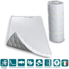 TOPPER CORRETTORE MATERASSO WATER FOAM ECOLOGICO ANALLERGICO TWIST BED