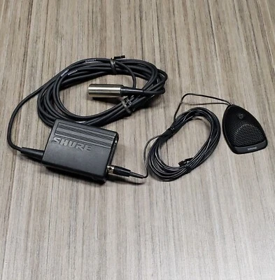 Shure MX391/C Cardiod Condenser Microphone & MX1BP PreAmplifier - Free Shipping - Image 1 of 4