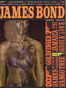 Vintage James Bond Sean Connery Memorabilla film musica libro canzoni con immagini film - Foto 1 di 7