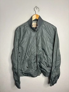 John Varvatos Converse Bomber Jacket Men's L 3 Gray Nylon Full Zip Grunge 1687 - Picture 1 of 6