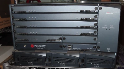 Polycom RMX-4000 AC RMT-LAN FSM 4000 MPMx-D - Image 1 of 4