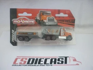 Majorette 1:64th Trailer Series MACK Granite Dumper truck & Trailer - Picture 1 of 3