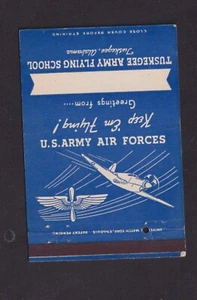 Old    Matchcover USA  BN157507 matchbox Military Airplane - Picture 1 of 2