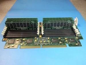 COMPAQ 168064-001 010421-000 MEMORY BOARD WITH 8 MT18LSDT1672G-10EC2SG 128MB RAM - Picture 1 of 8