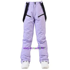 Men Women's Winter Ski Pants Waterproof Snow Pants Snowboard Sports Outdoor - Picture 1 of 90