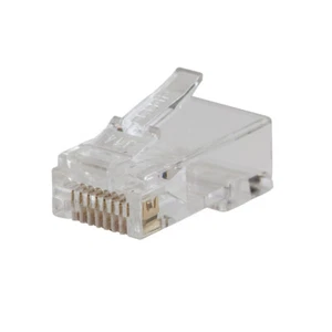Klein Pass-Thru Modular Data Plug CAT6 50pk - Picture 1 of 5