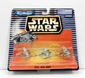 Galoob 1996 Star Wars Micro Machines 65860 Set #13 XIII Mint Carded X-Wing Squad - Picture 1 of 6