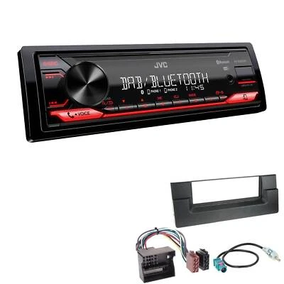 JVC KD-X282DBT Auto Radio Bluetooth DAB+ USB für BMW 5er ab 2000 schwarz - Bild 1 von 4