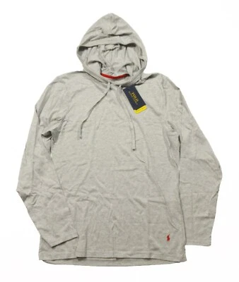 Polo Ralph Lauren Men's Grey Supreme Comfort Long Sleeve Hooded Lounge T-Shirt - Image 1 of 3