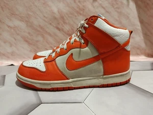 RARE Vintage 2009 Nike Dunk High Orange Blaze White (317982-181) – US 9 - Bild 1 von 23