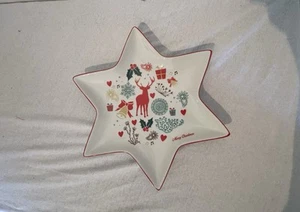 Schale Weihnacht Porzellan Stern Bunt Deko - Bild 1 von 2