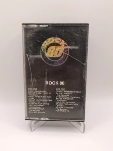 1980 Various Artists - Rock 80 Cassette Tape VG+ C10 - Picture 1 of 4