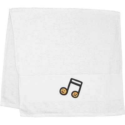 Toalla de mano/invitada 'Notas musicales con caras' (TL00086359) Foto 1 de 2