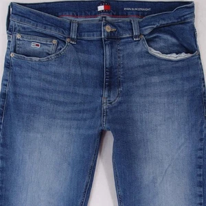Herrens Tommy Hilfiger RYAN Regular Gerades Bein Elasthan Blau Jeans W36 L34 - Bild 1 von 7