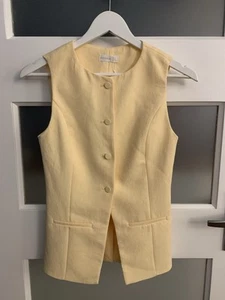 BNWT Kookai Buttermilk Ariel Crew Vest Size 34 (6 -8) - Picture 1 of 5
