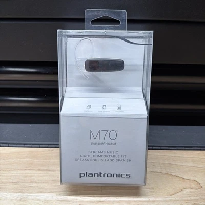 Plantronics M70 Mobile Bluetooth Headset - Brand New Factory Sealed Unopened - Image 1 of 4