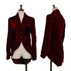 COMME des GARCONS Velour Switching Morning Jacket Size M(K-154158) - Picture 1 of 12