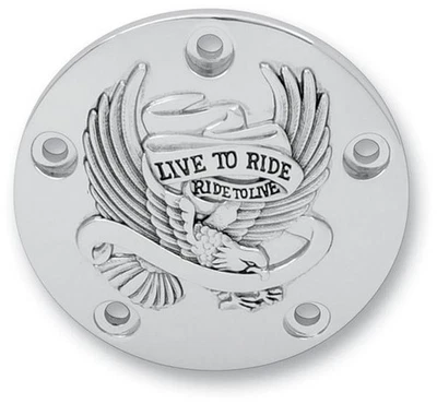 Drag Specialties 0940-0841 Live to Ride Points Cover - Chrome - Image 1 of 3