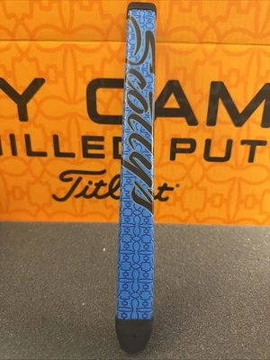 Scotty Cameron Custom Shop Turbo Blue 11 英寸中型桨推杆握把 — 第 1/3 张图片