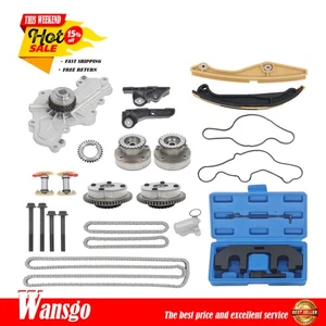 For Lincoln Ford MKZ Explorer Edge 3.5 Timing Chain Kit Tool Camshaft Water Pump - Picture 1 of 12