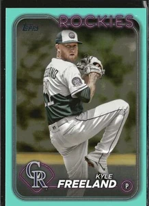 2024 Topps: Aqua #198 Kyle Freeland - Bild 1 von 2
