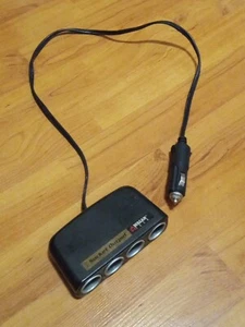 4-Way 12V DC Plug Cigarette Lighter Socket Extender Vehicle Auto Car Truck Ofert - Picture 1 of 6