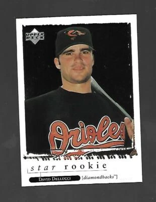 David Dellucci 1998 UD Series 2 #277 Star Rookie Baltimore Orioles - Image 1 of 2