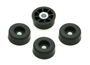 4 PIEDI ROTONDI IN GOMMA MORBIDA - 1 W X 1/2 H SEDIE, LETTI, TAVOLI, SCRIVANIE MOBILI - Foto 1 di 8