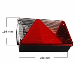Aspock Multipoint 4 IV RIGHT Light Brenderup Trailer Rear Light 1000 2000 - Picture 1 of 2