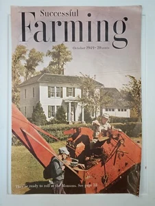 VTG Print Ad From Successful Farming Cover Only American Standard October 1949 - Picture 1 of 2