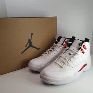 US Men 9 - AIR JORDAN 12 RETRO Twist Cherry Red White Sneakers - Picture 1 of 10