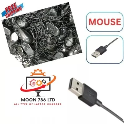 JOB LOT OF 100 MIXED USB OPTICAL WHEEL MOUSE/MICE USED CONDITION DELL MICROSOFT - Image 1 of 4