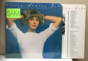 MUESTRA US LP Olivia Newton-John Dont Stop Believin VINILO SIN USAR SLV EN PLÁSTICO - Imagen 1 de 2