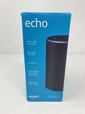 Amazon Echo 2nd Generation Home Smart Assistant Speaker for use with Alexa New - Image 1 of 4