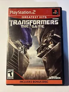 Transformers El Juego (PlayStation 2 PS2) EN CAJA Completo con Disco de Bonificación - Imagen 1 de 6