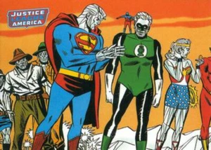 JUSTICE LEAGUE AMERICA: SUPERMAN (2009 DC COMICS, JLA: ARCHIVES) [NM+] Card #28 - Picture 1 of 2