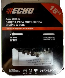 ECHO OEM PART #91PX62CQ SAW CHAIN - Picture 1 of 2