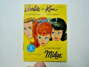 Vintage Mattel Barbie und Ken & Midge Kleidung & Zubehör Mini Katalog 1962 - Bild 1 von 4