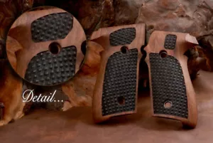 KSD Brand Sig Sauer P228/P229 Impugnature in noce compatibili tratteggiate - Foto 1 di 1
