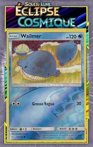 Wailmer Reverse - SL12:Éclipse Cosmique - 45/236 - Carte Pokemon Neuve Française - Picture 1 of 1