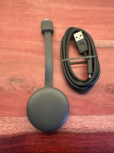 Google Chromecast 3a generazione 1080p HD Streamer multimediale digitale - antracite - Foto 1 di 2