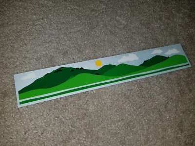 Новый из старых запасов Mrs Grossman's GREEN HILLS наклейка 12 «x 2» один модуль 1999 пейзаж - Изображение 1 из 2