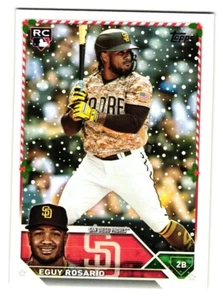 2023 Topps Holiday # H28 Eguy Rosario San Diego Padres Rookie - Picture 1 of 2