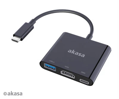 Akasa AK-CBCA01-15BK Type-C to HDMI and Power Delivery Adaptor - Image 1 of 2