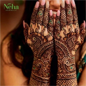 Temporary Tattoos for hand Ranchi Mehndi Neha Herbals Powder For Healthy Hairs - Picture 1 of 8